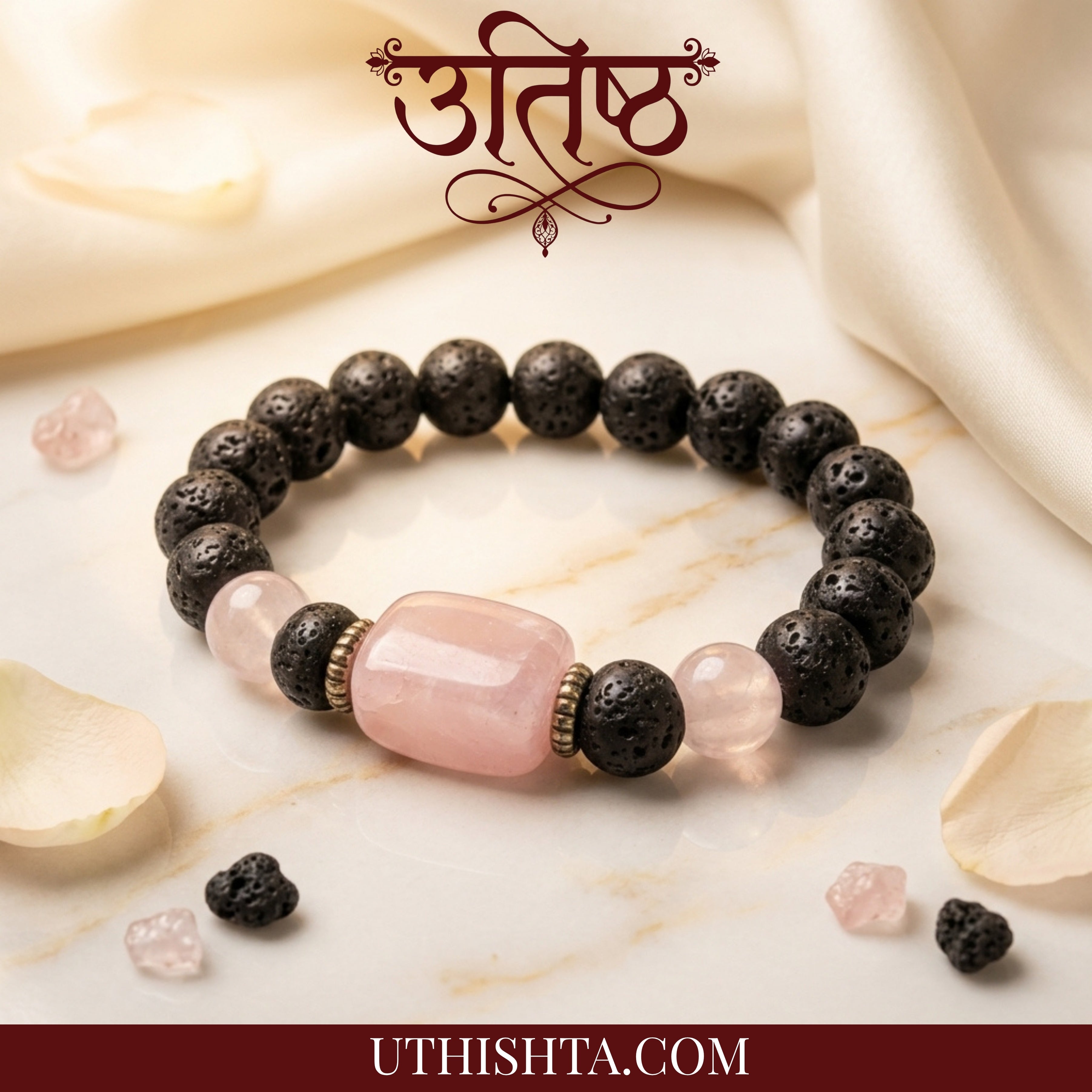 Rose quartz Prem Shakti bracelet