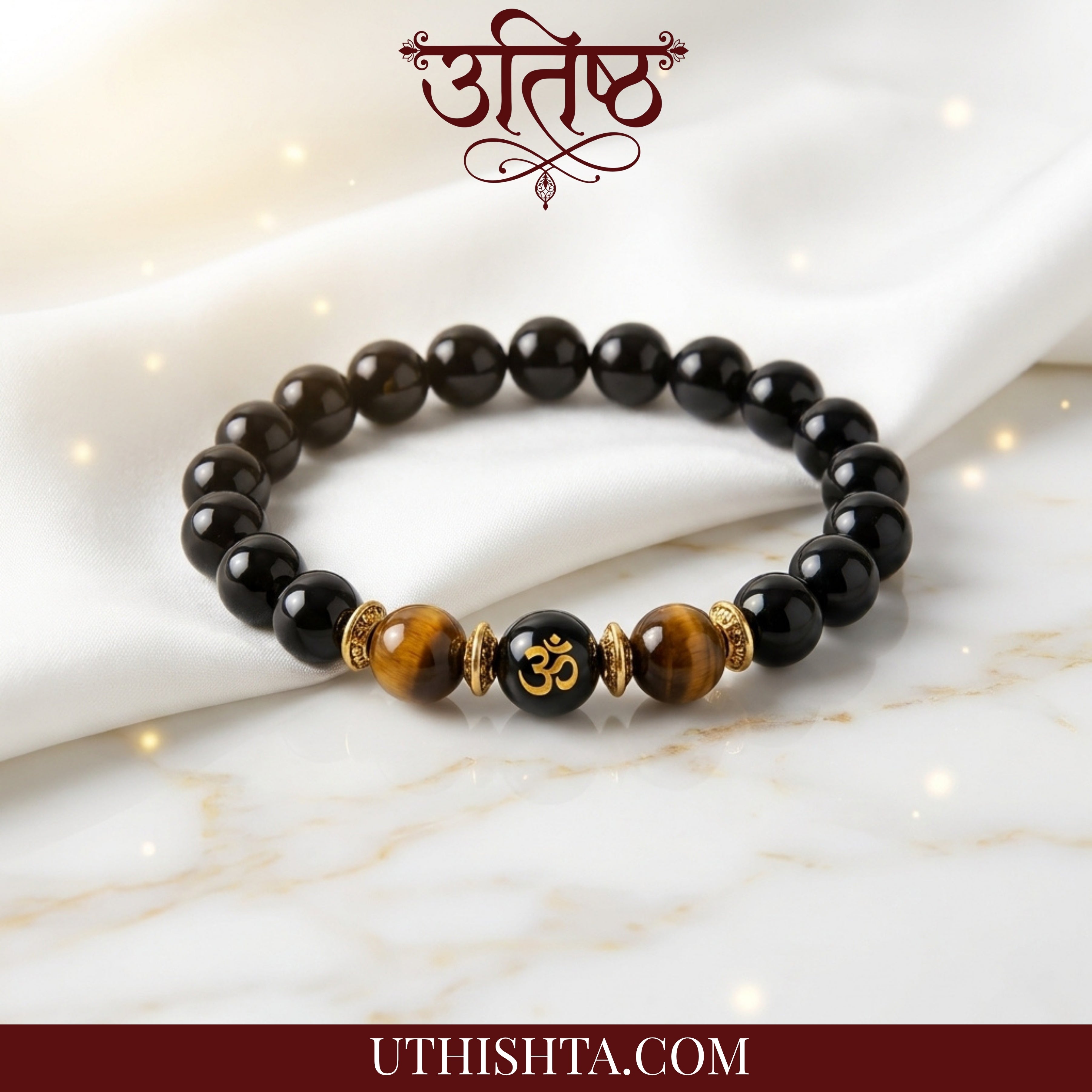 Tranquil om shakti bracelet