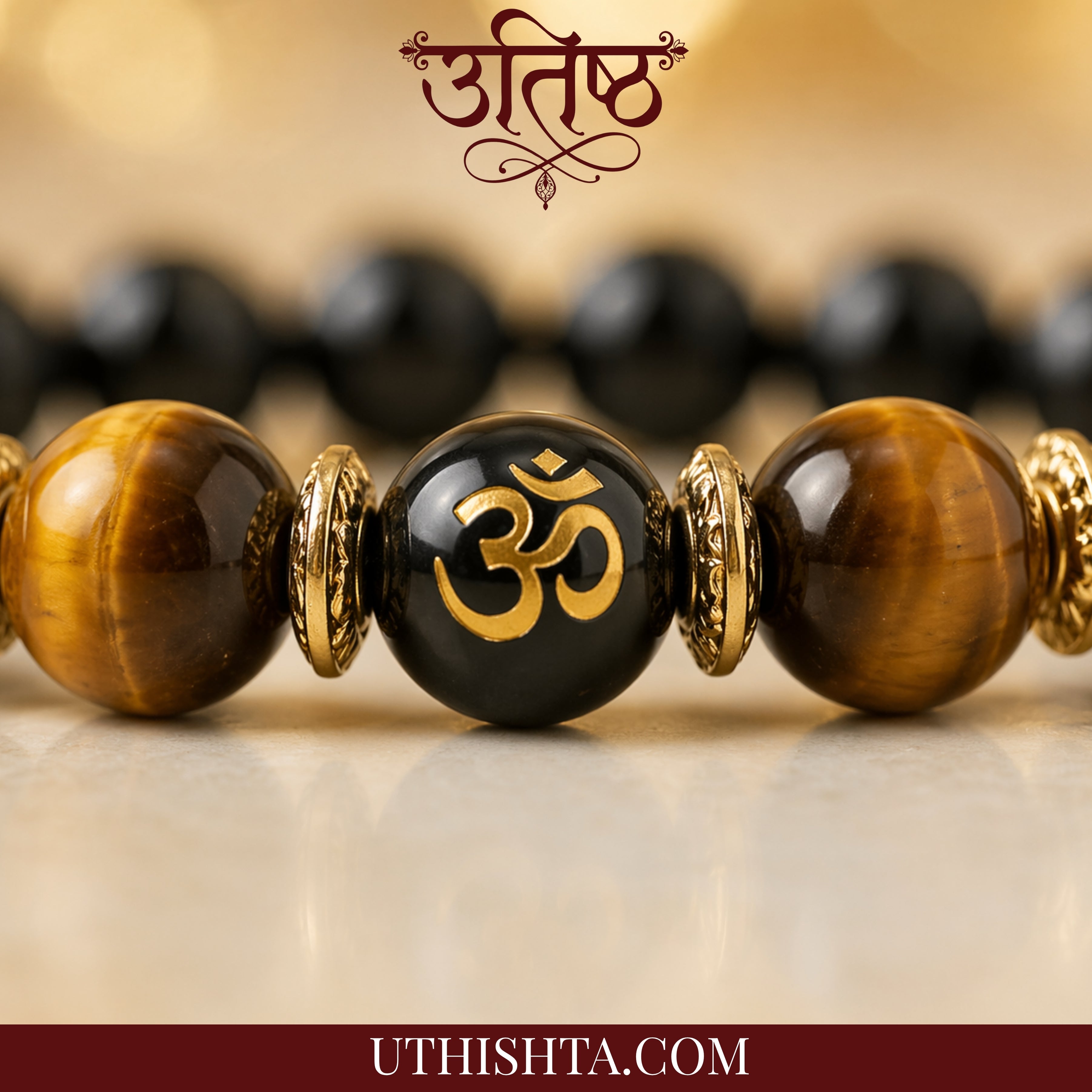 Tranquil om shakti bracelet