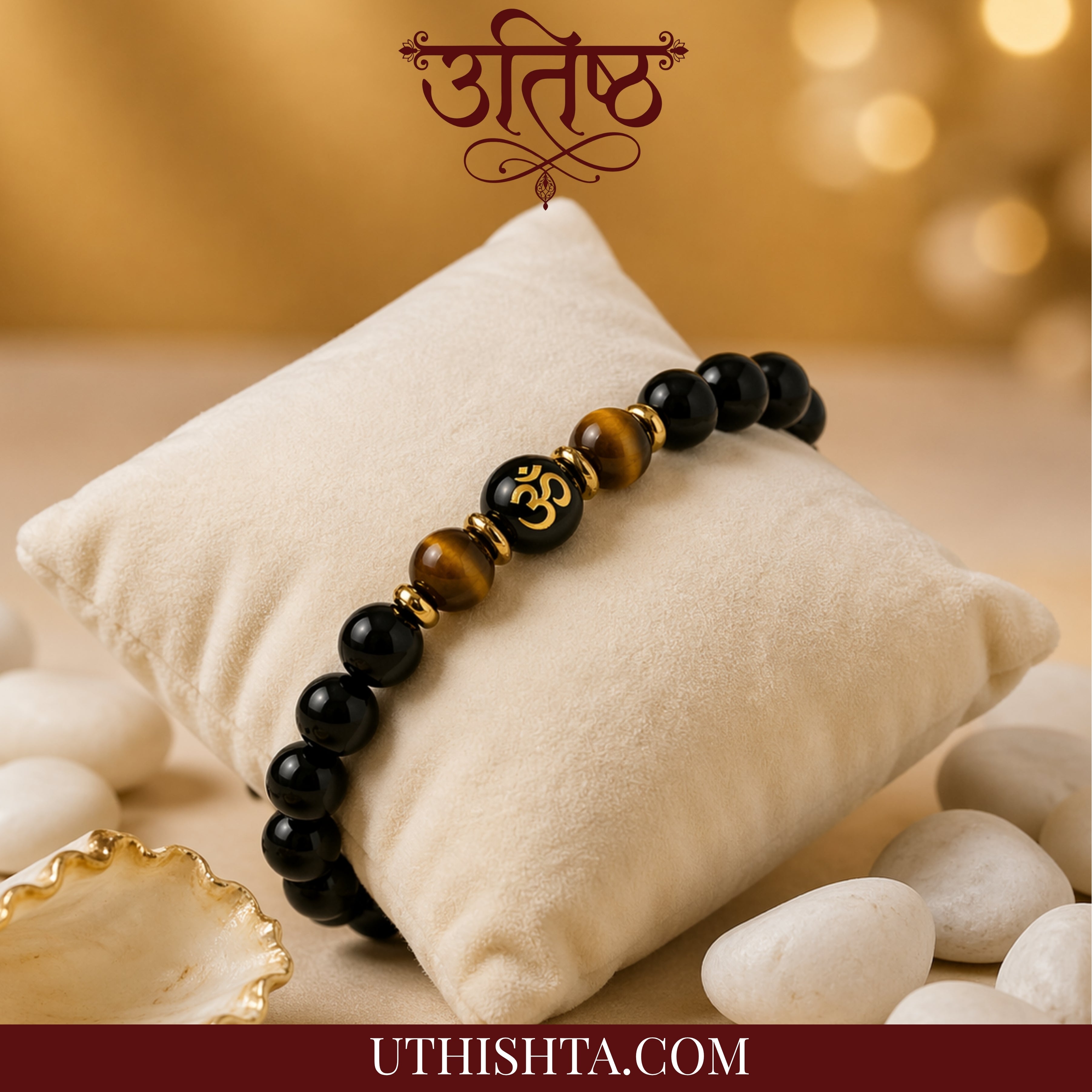Tranquil om shakti bracelet
