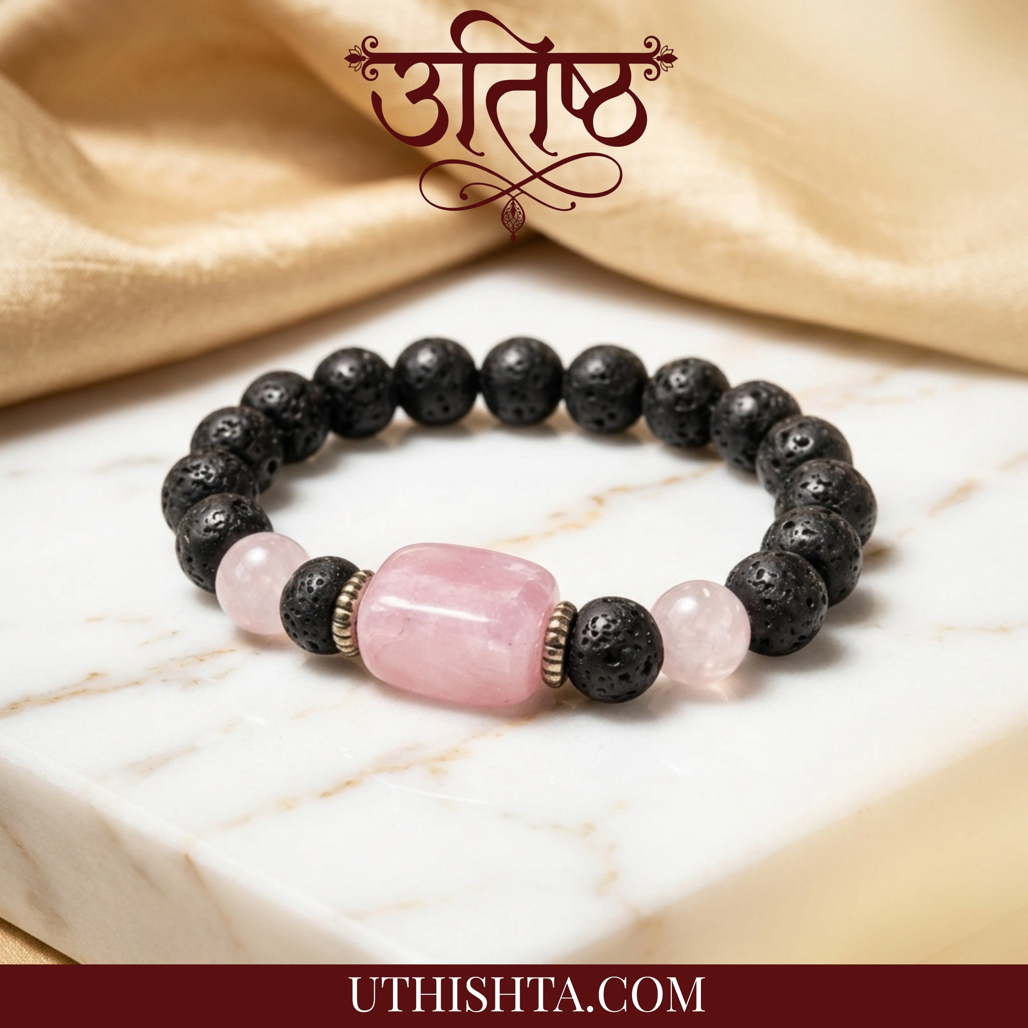 Rose quartz Prem Shakti bracelet