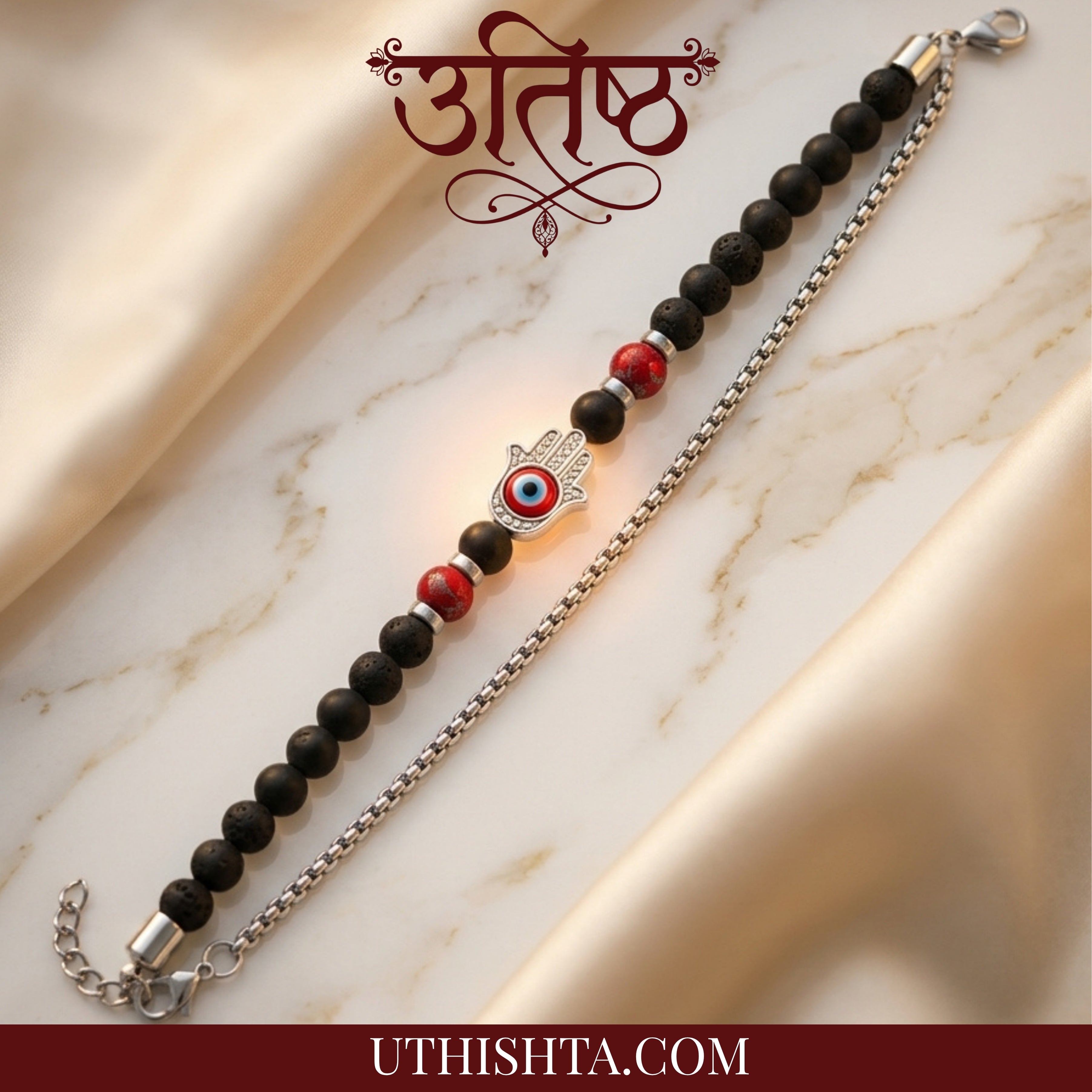 Nazar Suraksha Red Evil eye bracelet