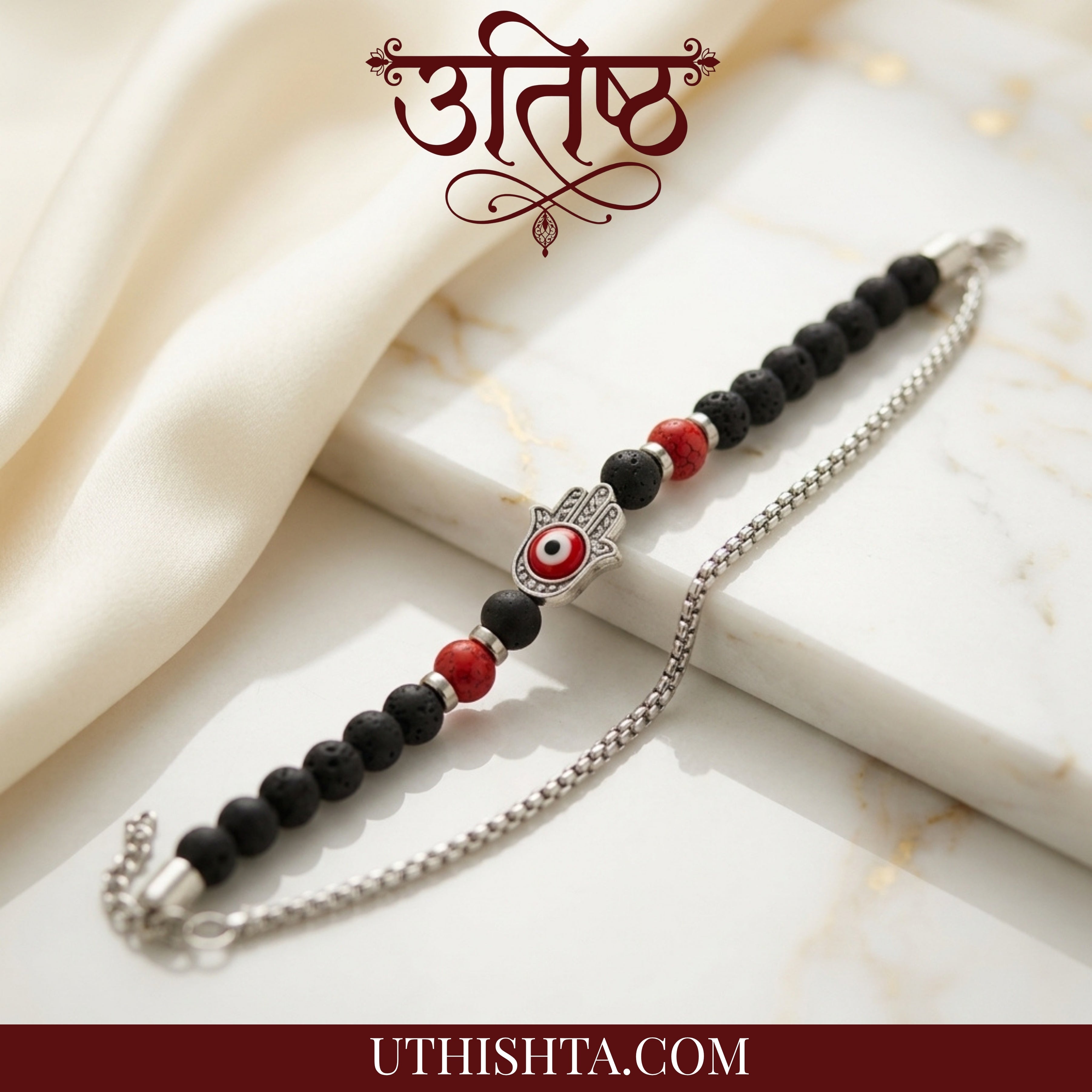 Nazar Suraksha Red Evil eye bracelet