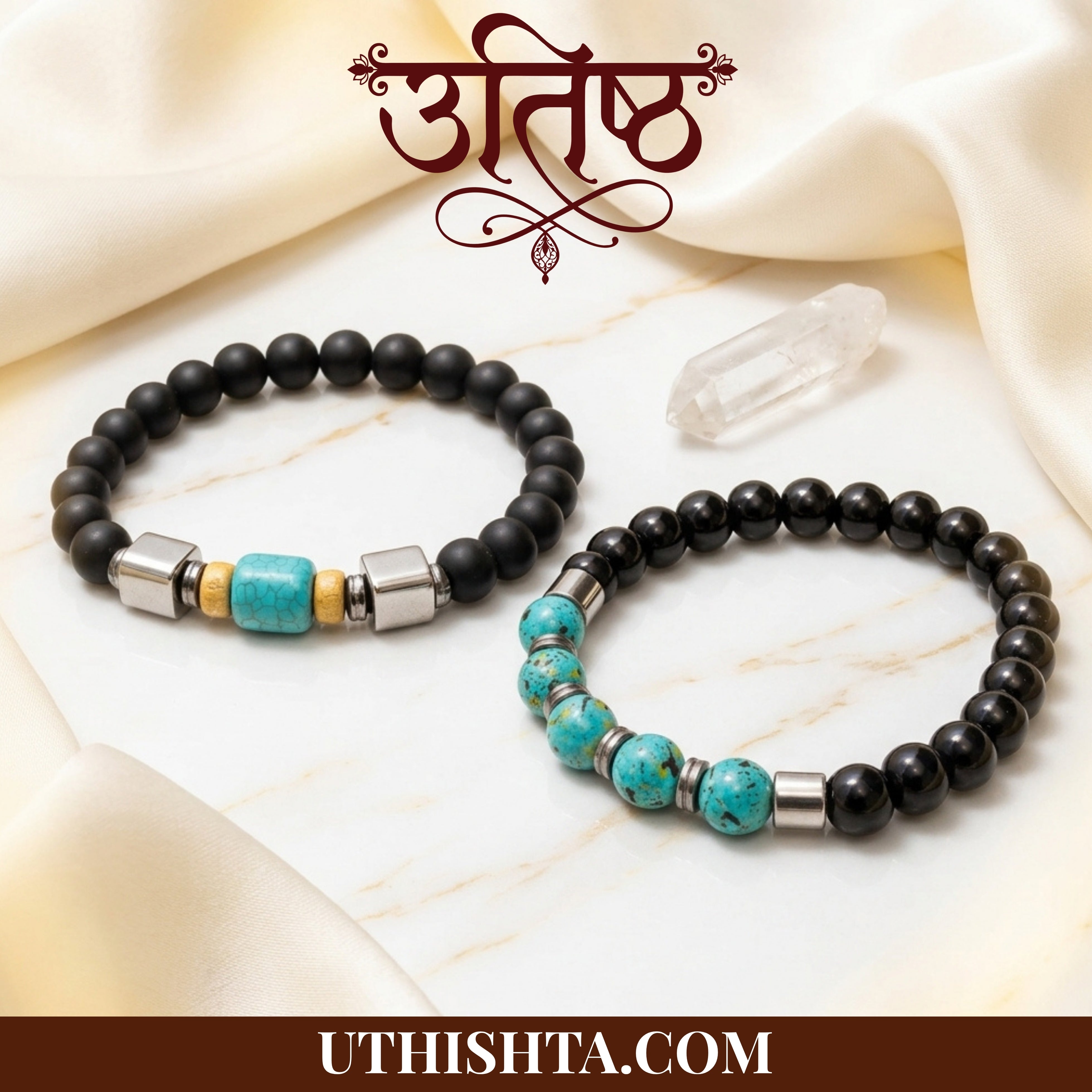 Black Onyx & Turquoise Energy Combo