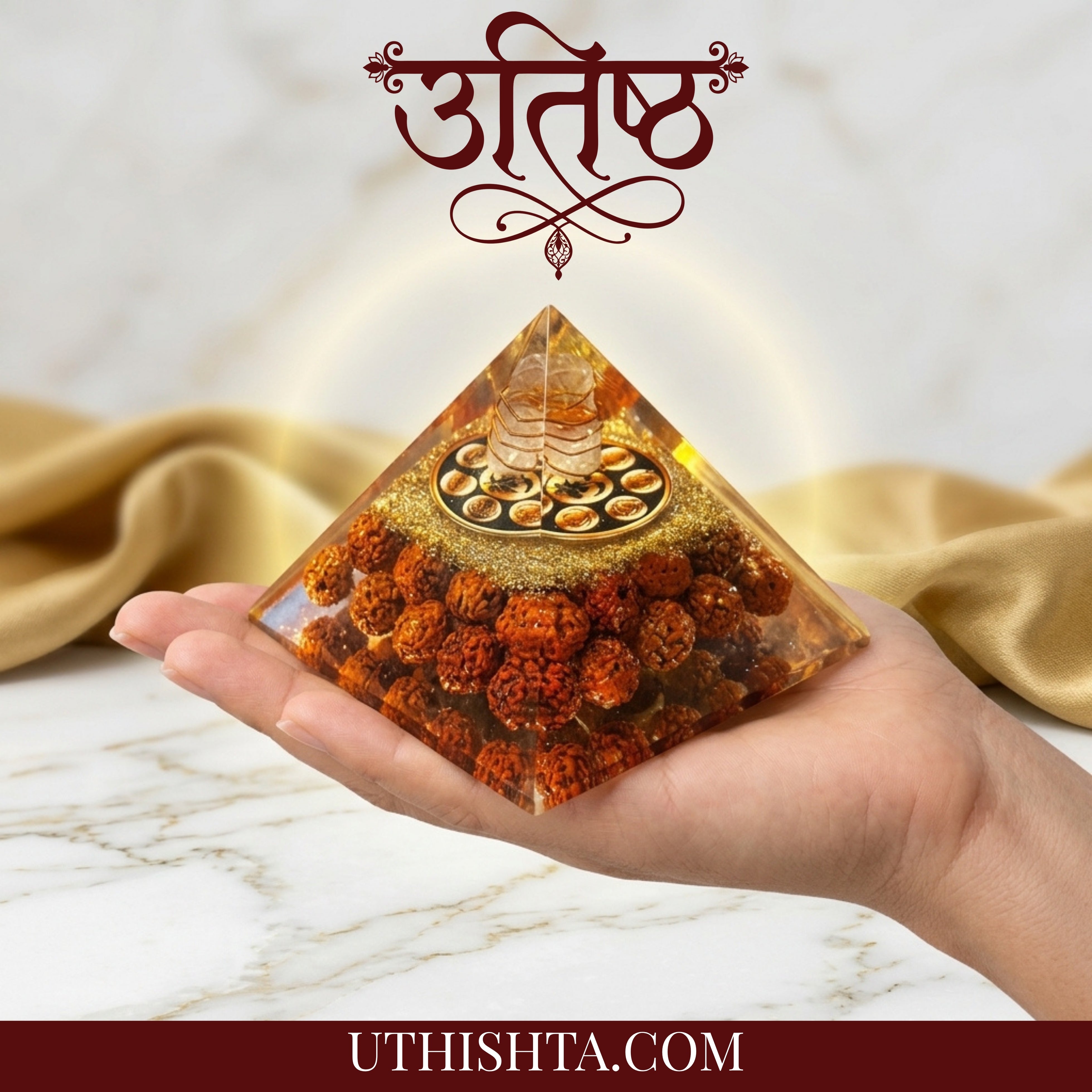 Lakshmi Blessings Gomti Chakra Pyramid