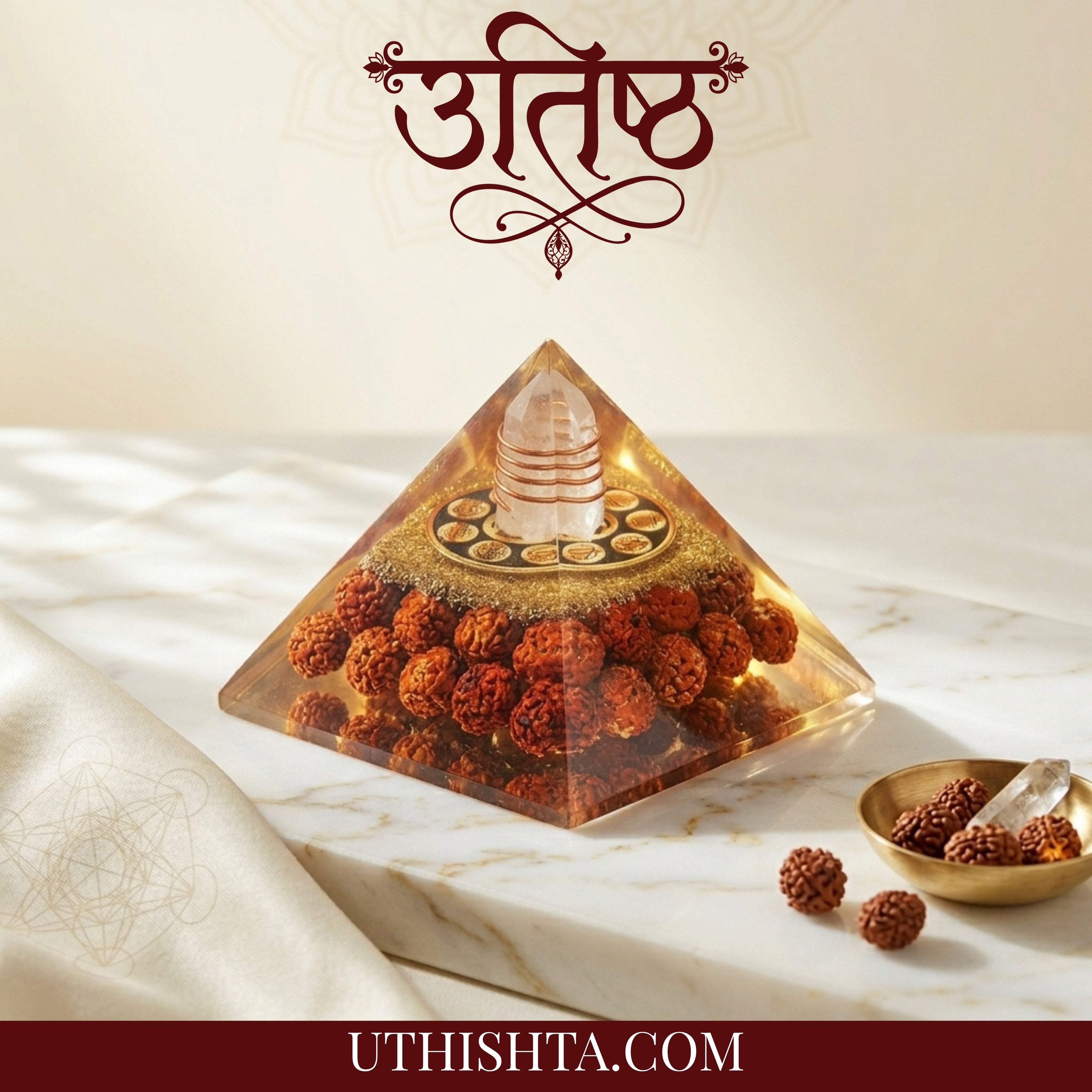 Lakshmi Blessings Gomti Chakra Pyramid