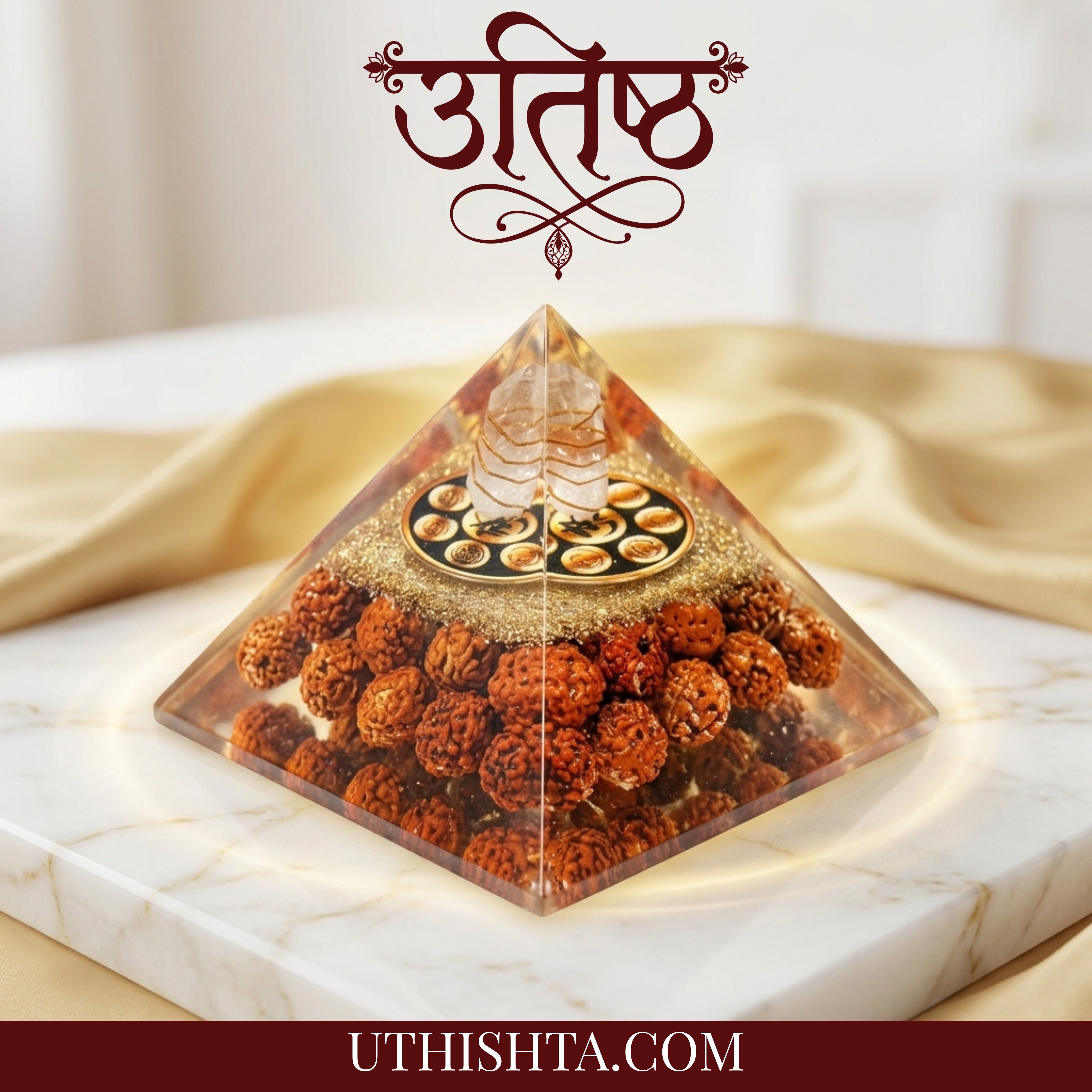 Lakshmi Blessings Gomti Chakra Pyramid